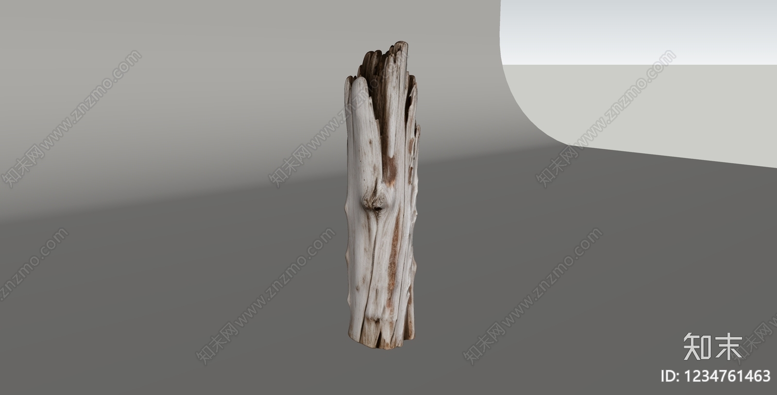 侘寂雕塑摆件SU模型下载【ID:1234761463】