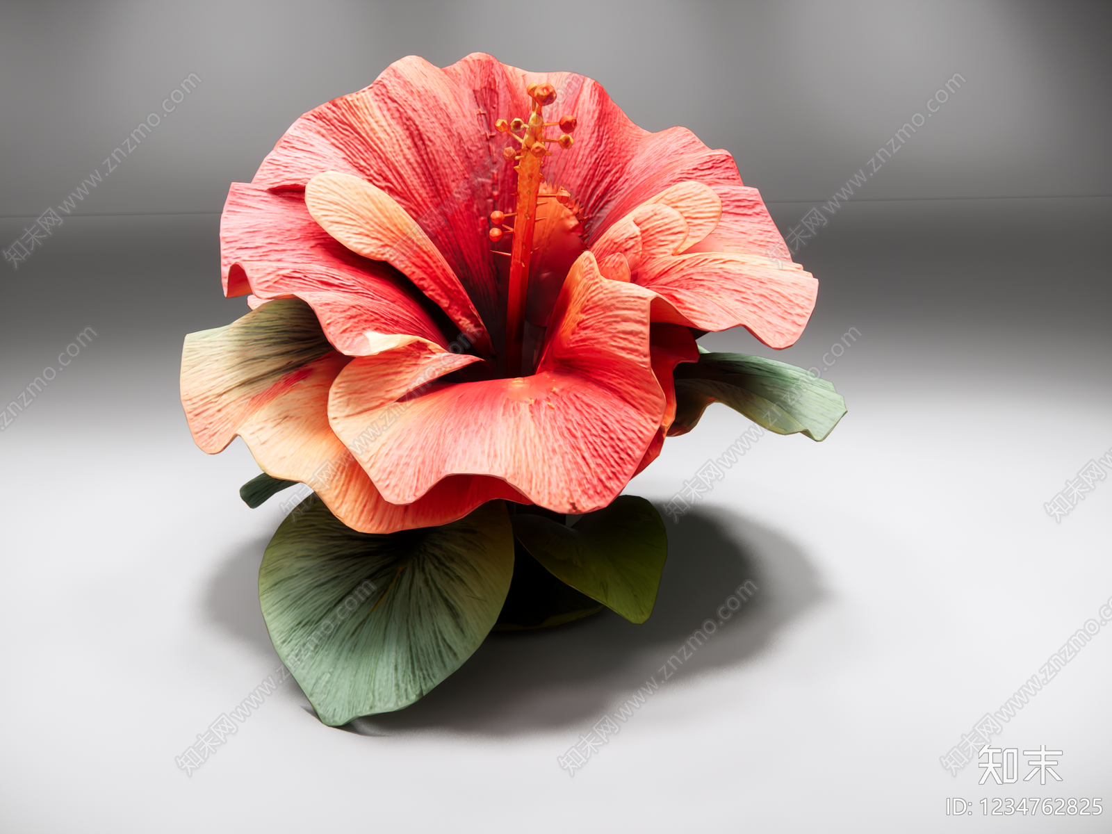 花草SU模型草图