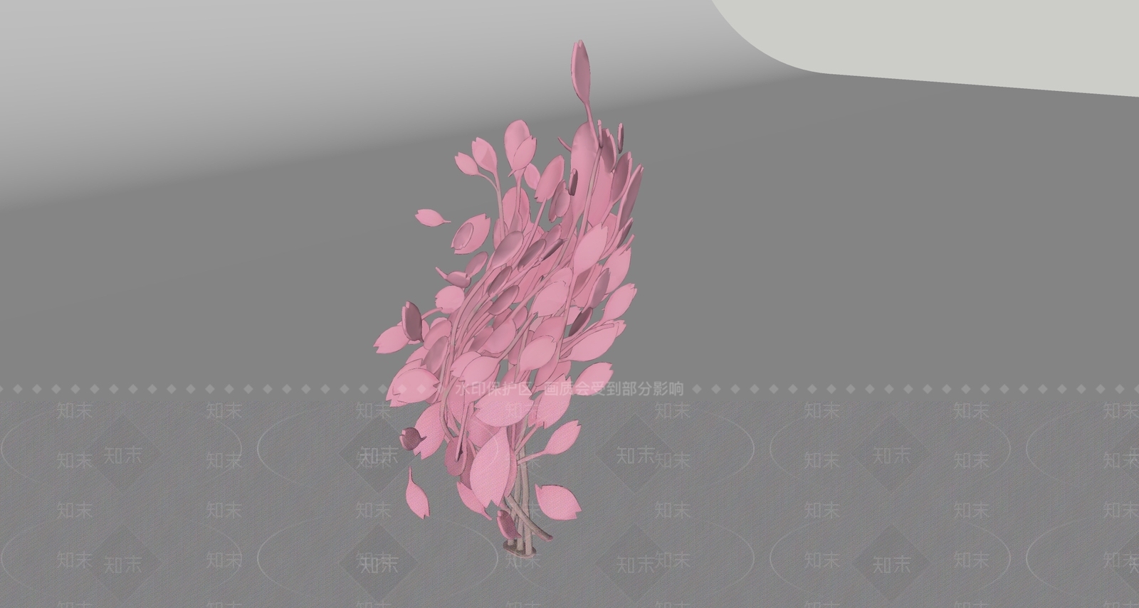现代雕塑摆件SU模型下载【ID:1234767478】