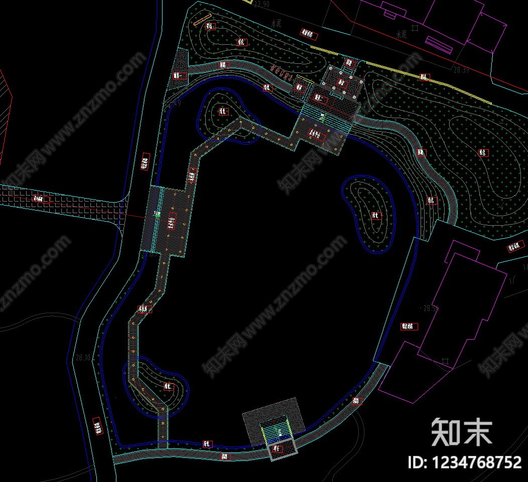 乡村改造cad施工图下载【ID:1234768752】