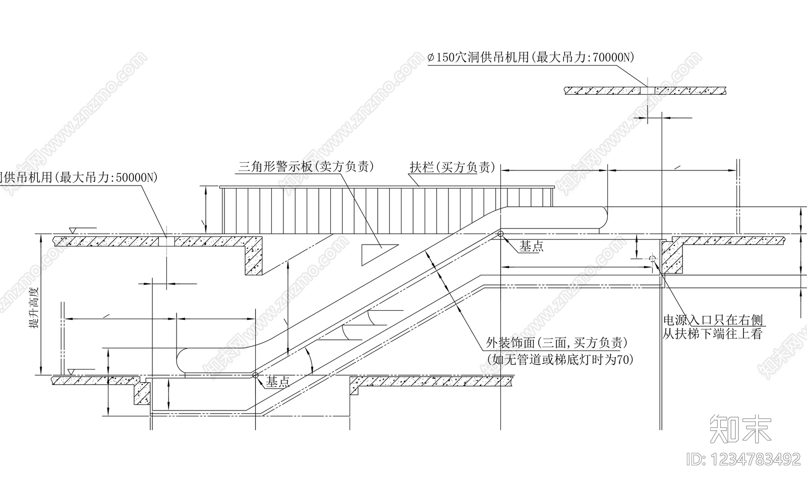 楼梯节点cad施工图下载【ID:1234783492】