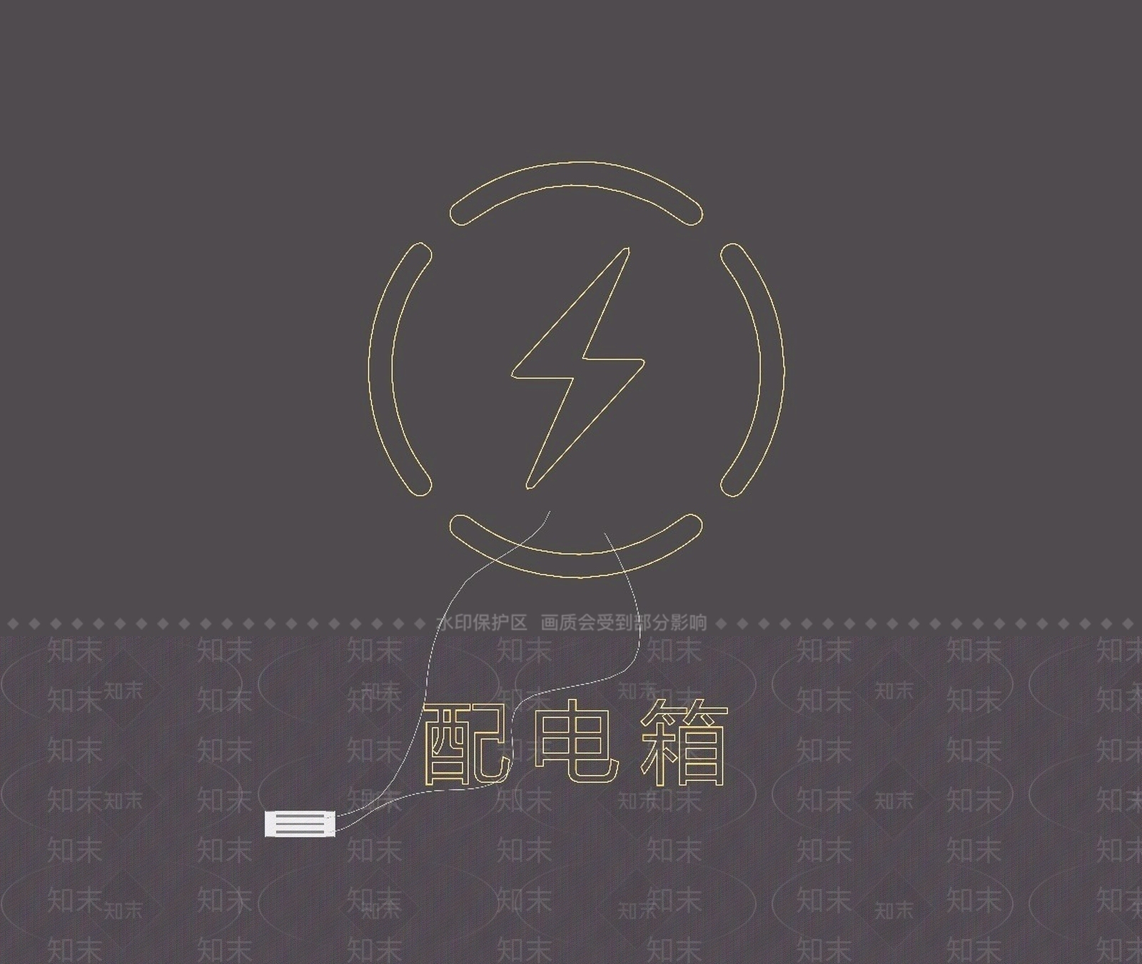 赛博朋克风艺术装置SU模型下载【ID:1234788491】