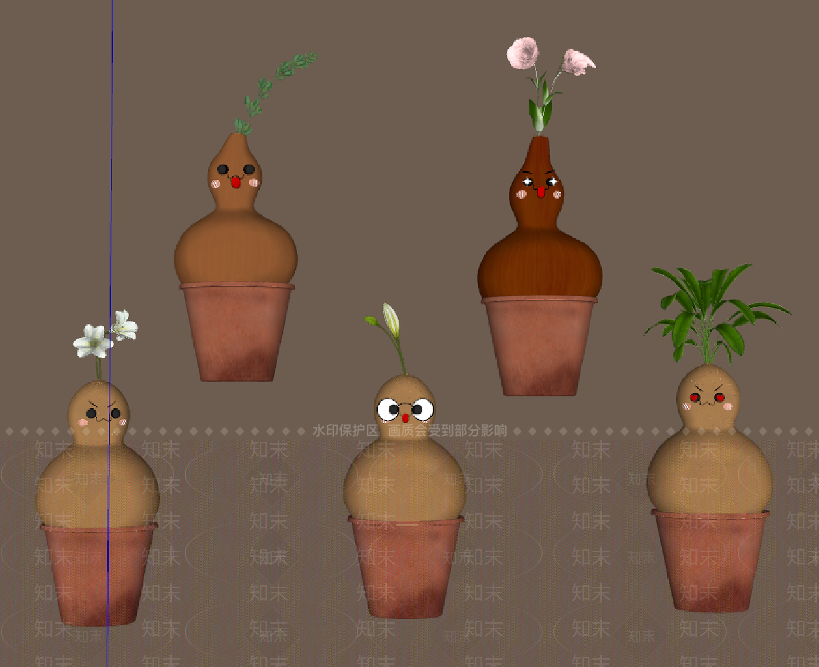 现代摆件组合SU模型下载【ID:1234787313】