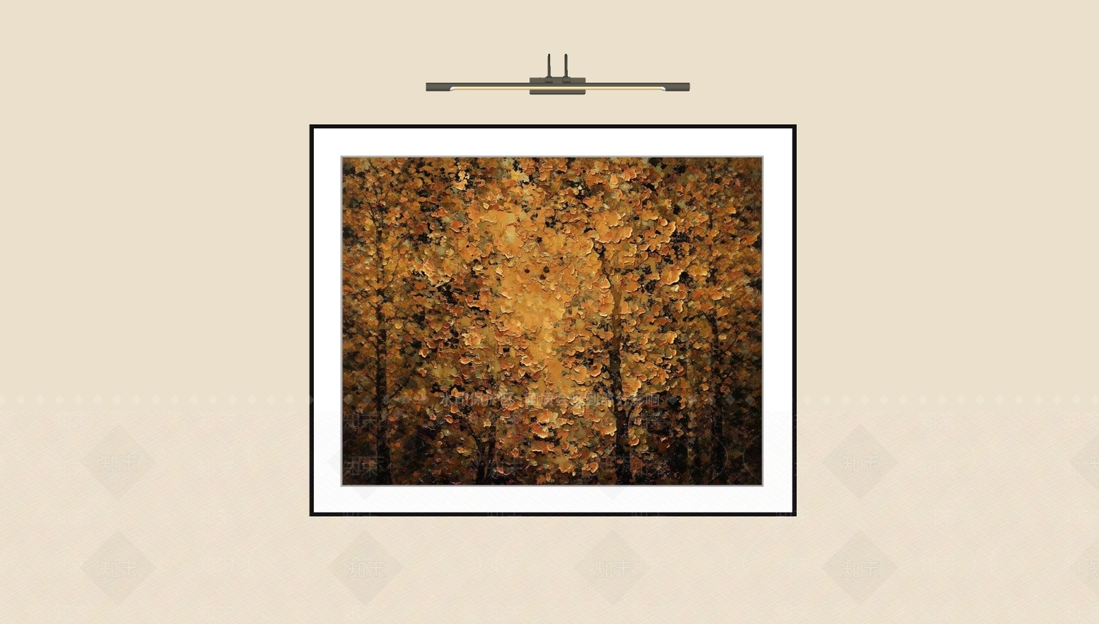 现代简约挂画SU模型下载【ID:1234792406】