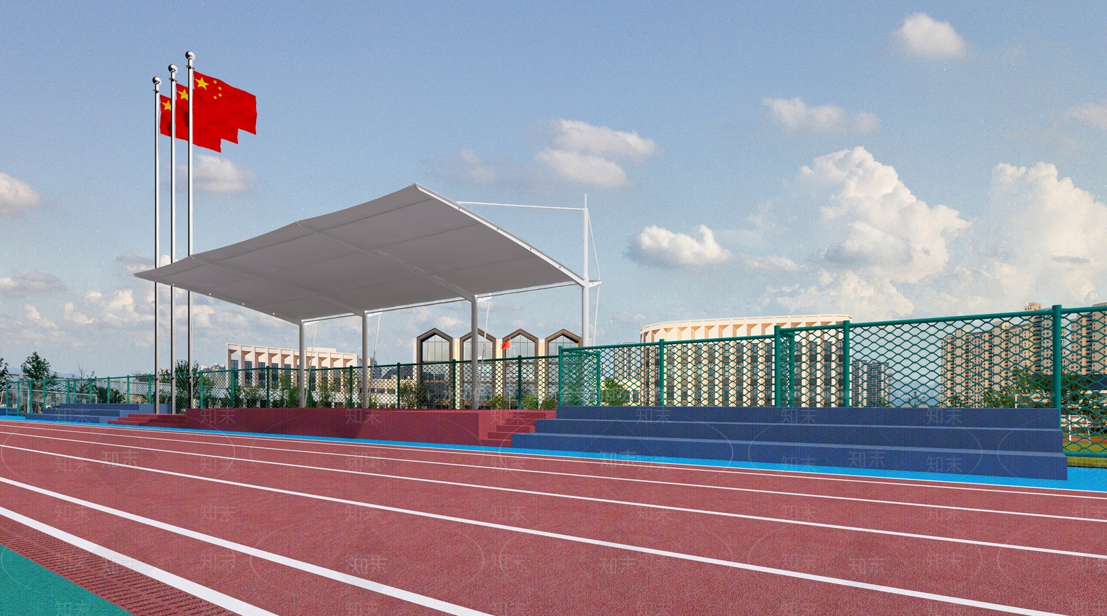 现代主义运动空间3D模型下载【ID:1234797489】