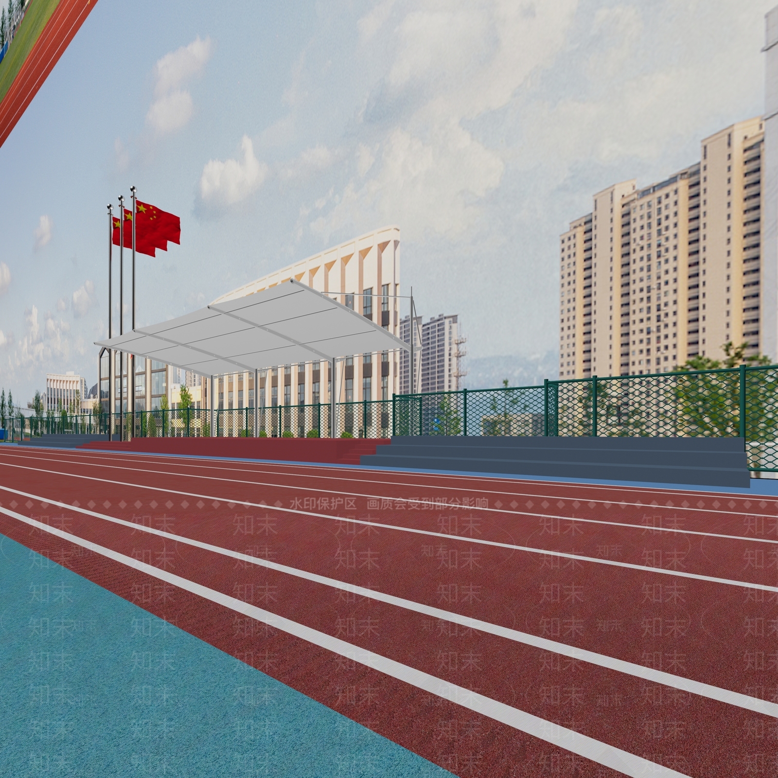 现代主义运动空间3D模型下载【ID:1234797489】