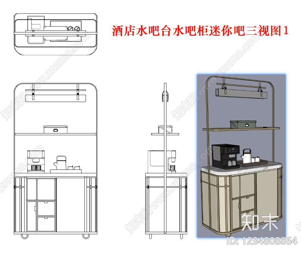 现代综合硬装构件图库CAD图纸