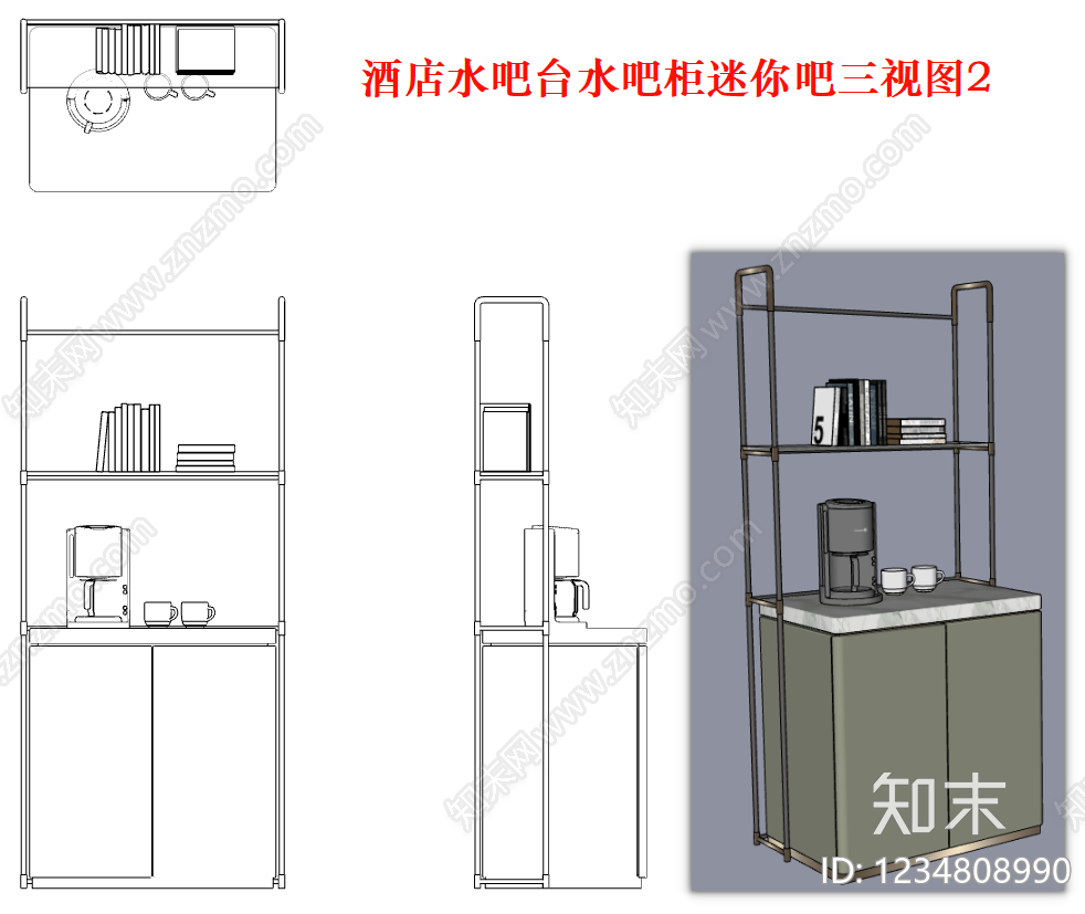 现代酒店家具CAD图纸