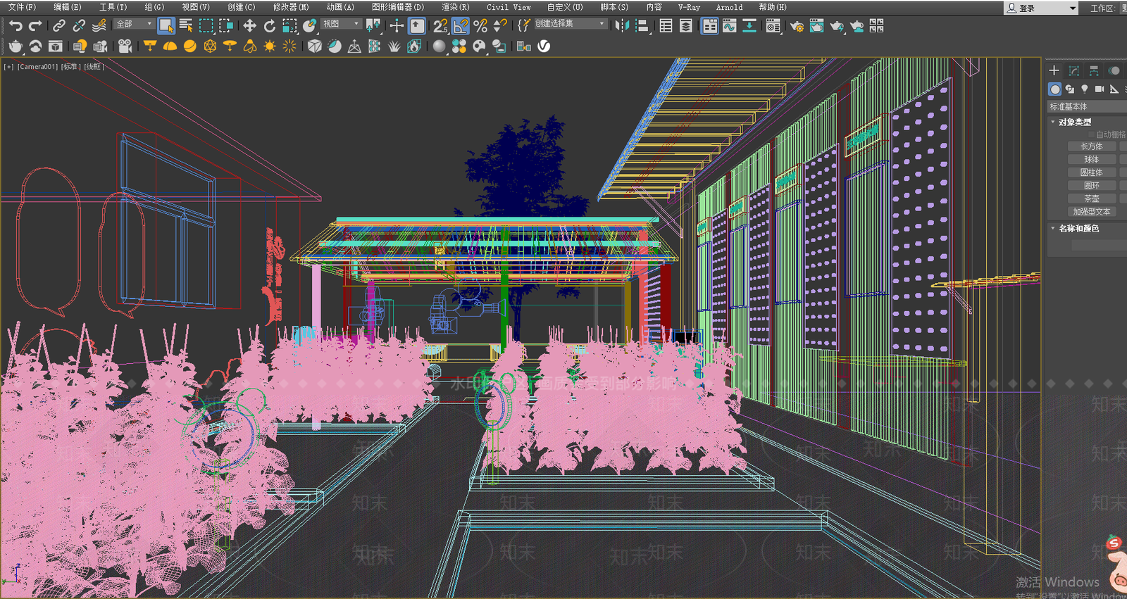 原木风教育校园景观3D模型下载【ID:1234819712】