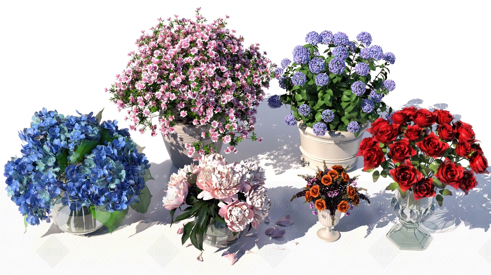 法式休憩花园3D模型下载【ID:1234825346】