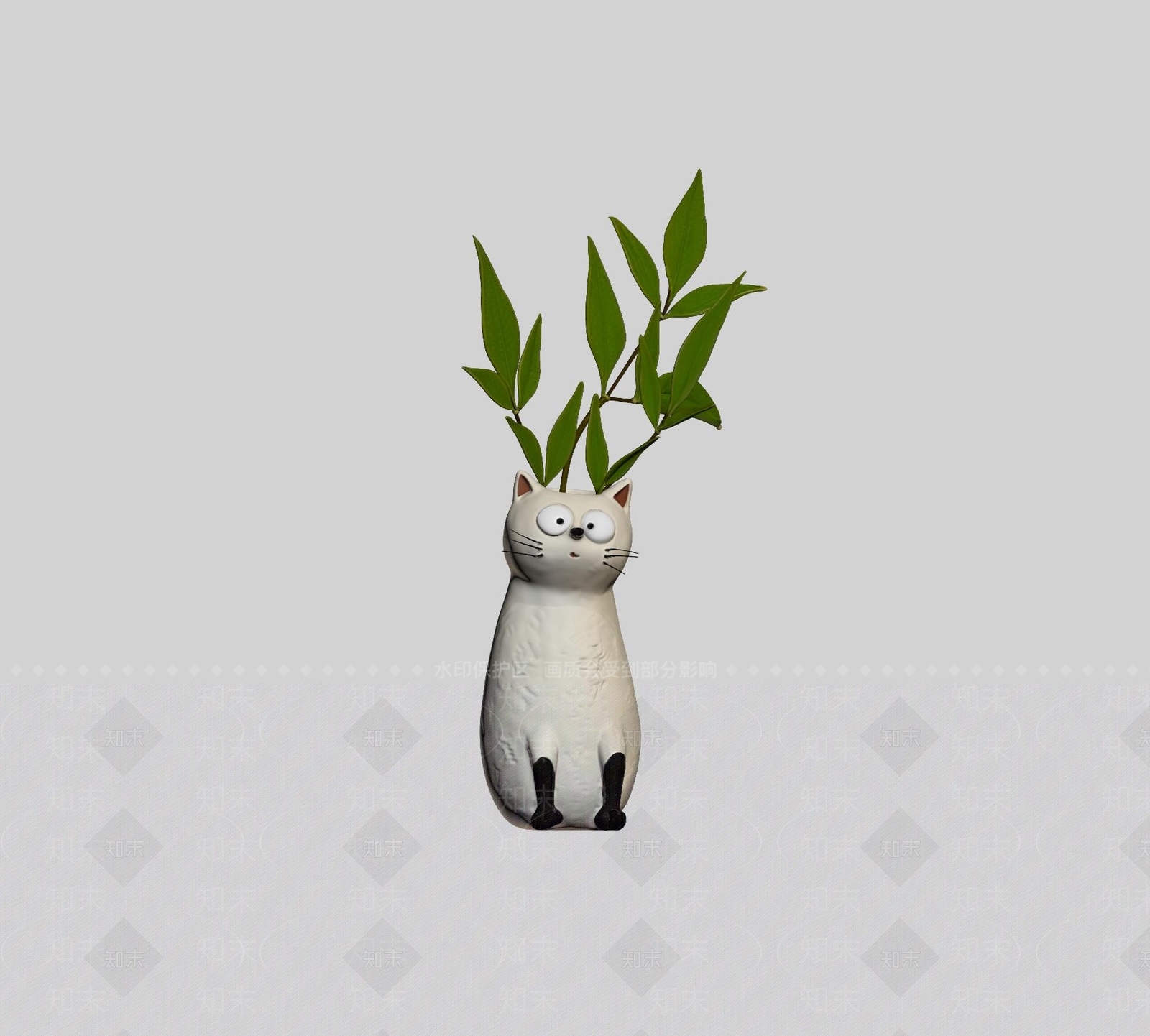 现代简约花瓶SU模型下载【ID:1234833329】