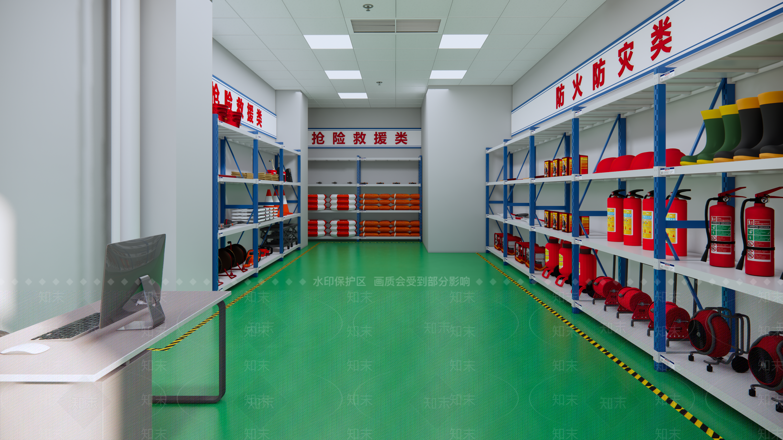 现代简约其他办公区域SU模型下载【ID:1234835321】