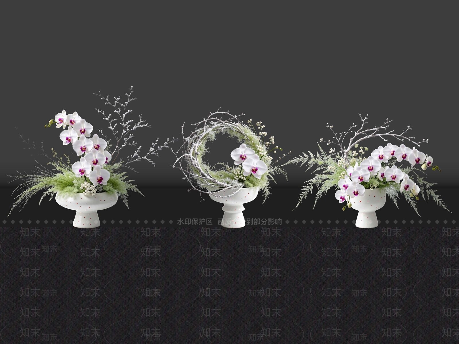 极简花境SU模型下载【ID:1234839627】