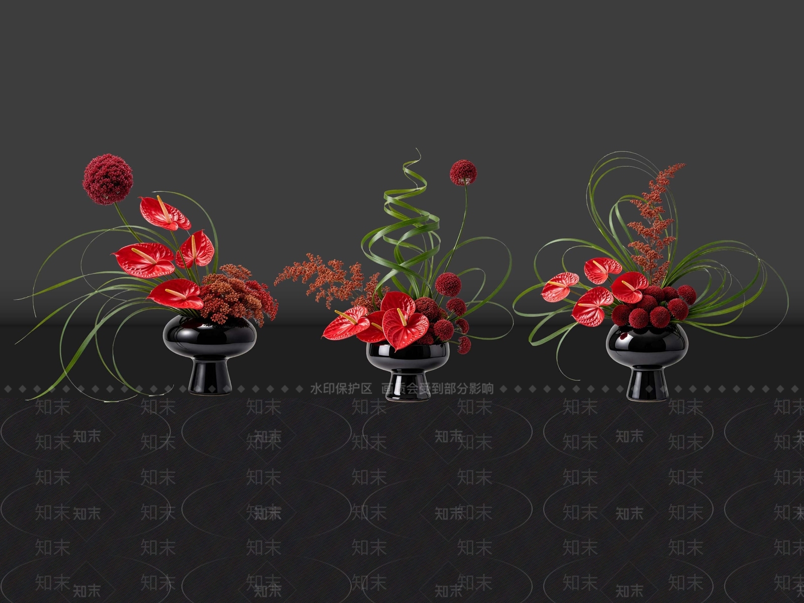 现代花境SU模型下载【ID:1234841473】