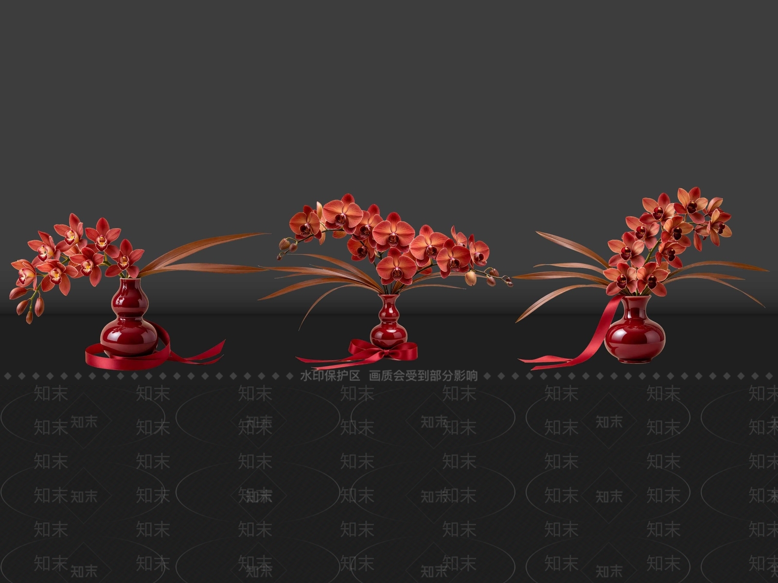 新中式花境SU模型下载【ID:1234841668】
