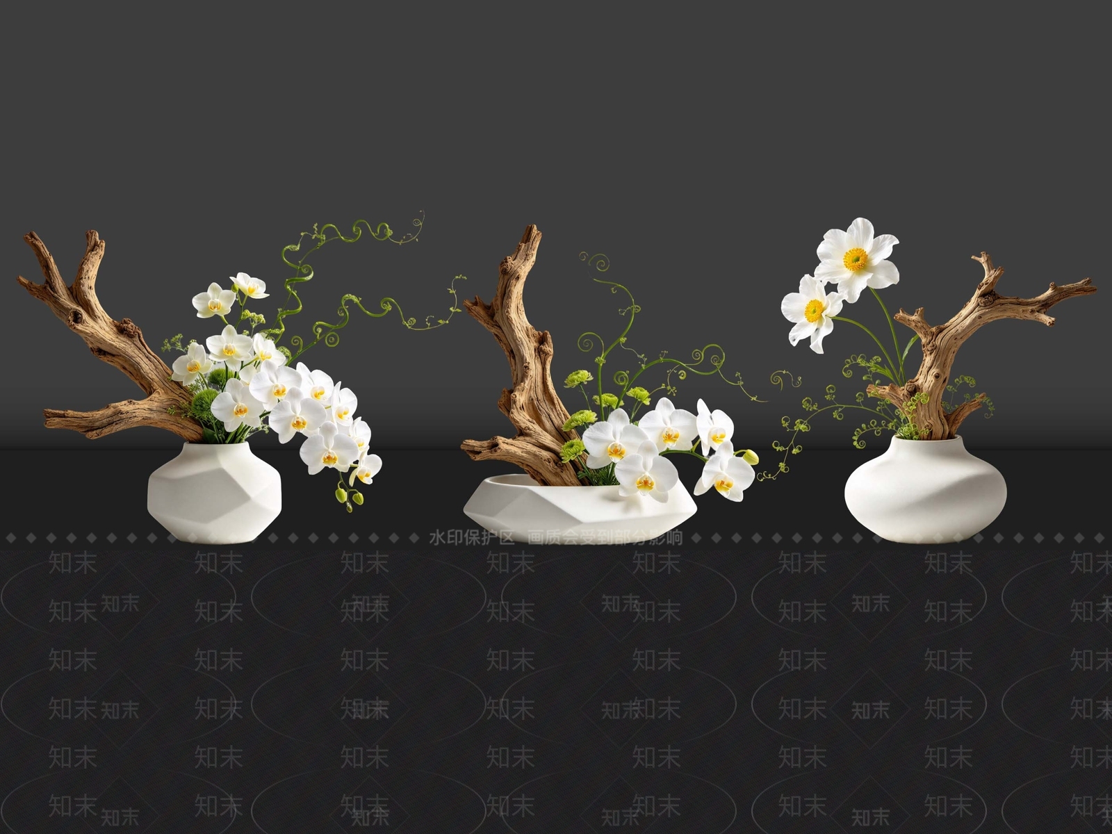 新中式花境SU模型下载【ID:1234842218】