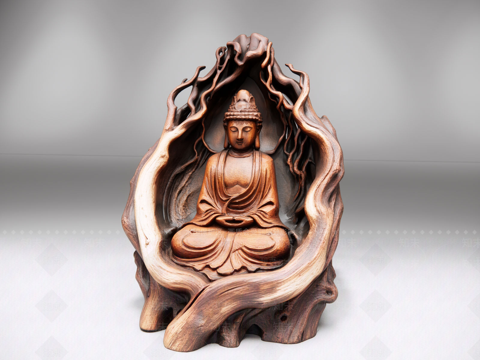 中式佛像SU模型下载【ID:1234849409】
