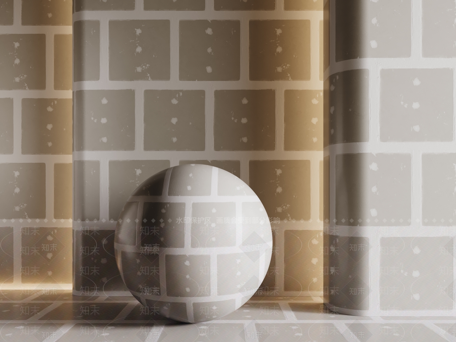 极简砖3D模型下载【ID:1234870697】