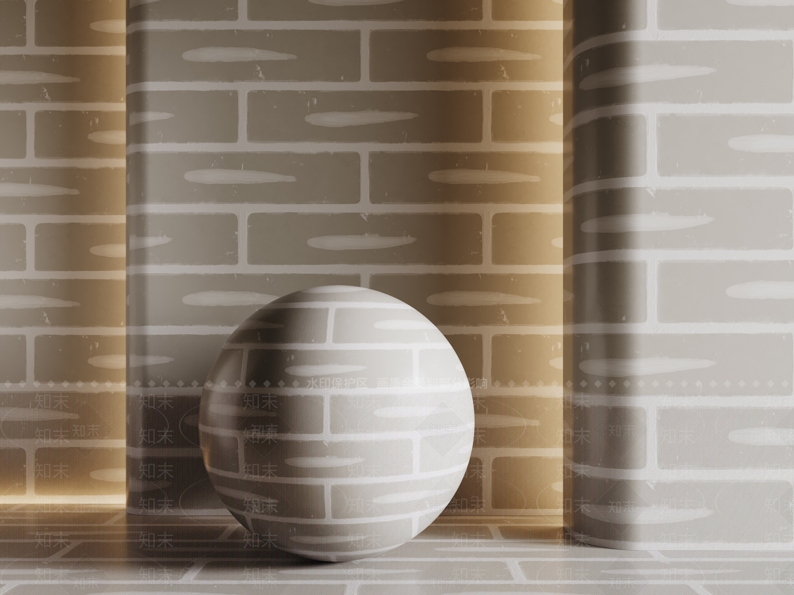 极简砖3D模型下载【ID:1234870798】