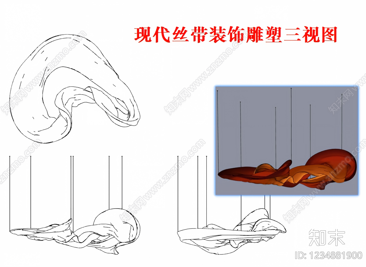 景观雕塑图库CAD图纸
