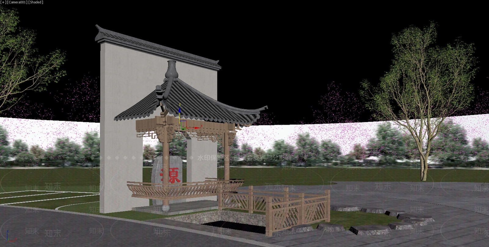 景观亭3D模型下载【ID:1234885238】