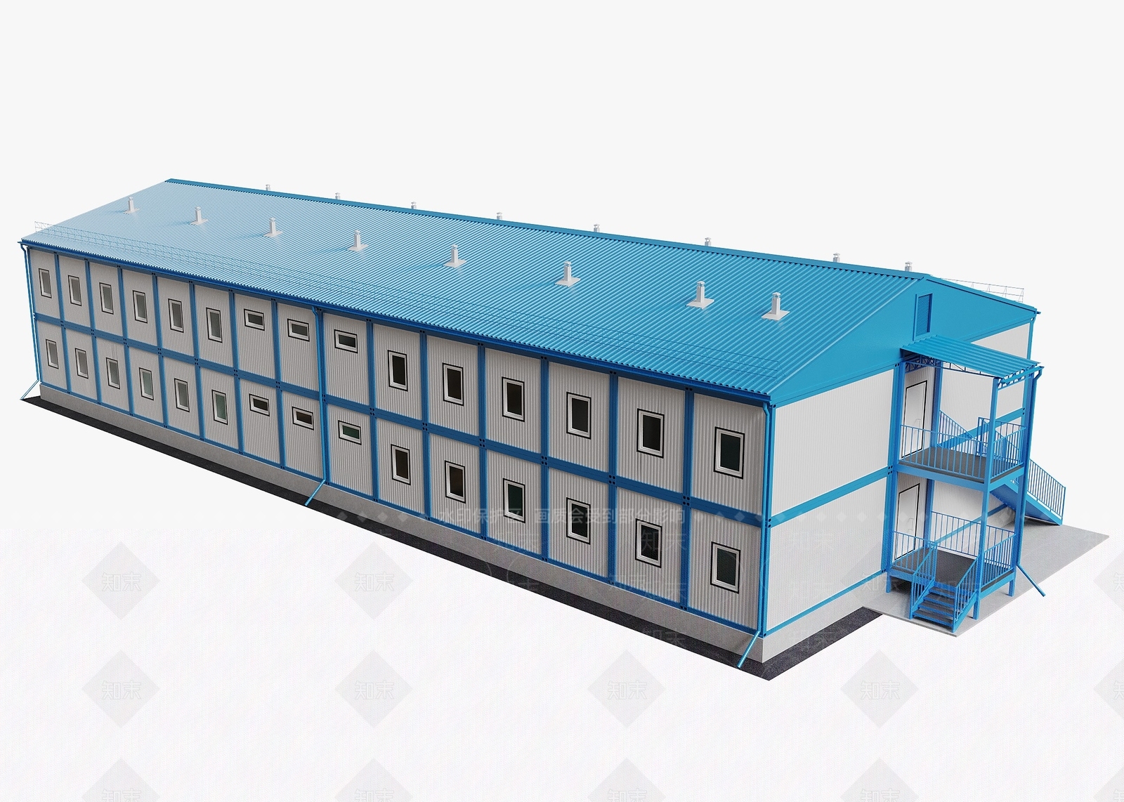 工业风厂房3D模型下载【ID:1234891877】