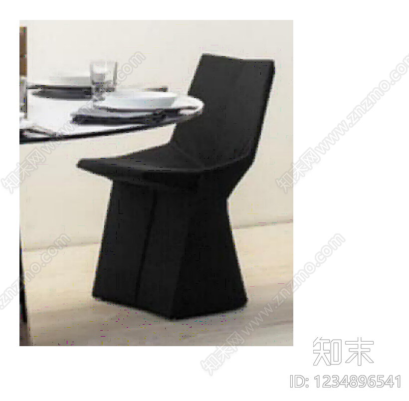 椅子cad施工图下载【ID:1234896541】