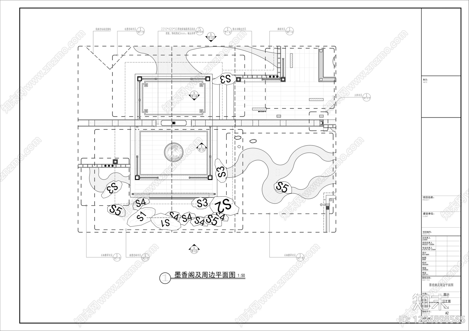 亭子cad施工图下载【ID:1234898565】