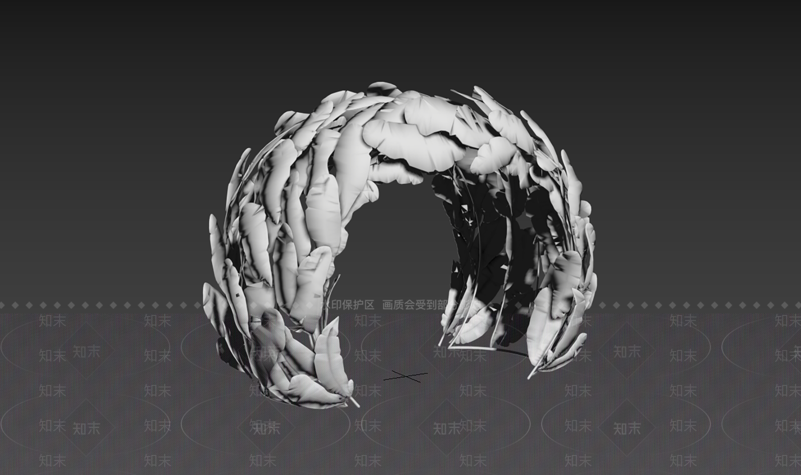 现代艺术装置3D模型下载【ID:1234913356】
