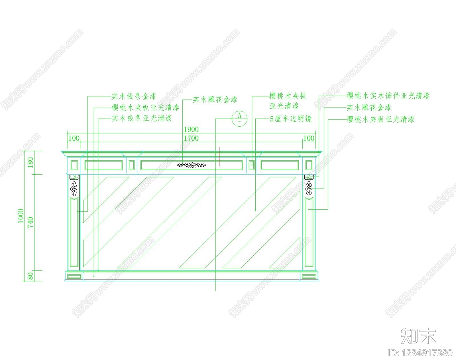 展览展厅家具cad施工图下载【ID:1234917380】