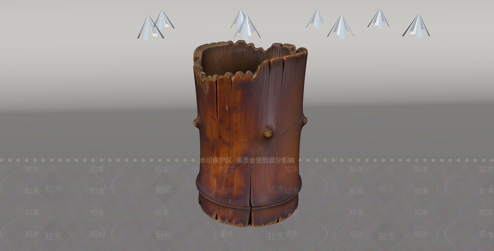 侘寂其他摆件SU模型下载【ID:1234917704】
