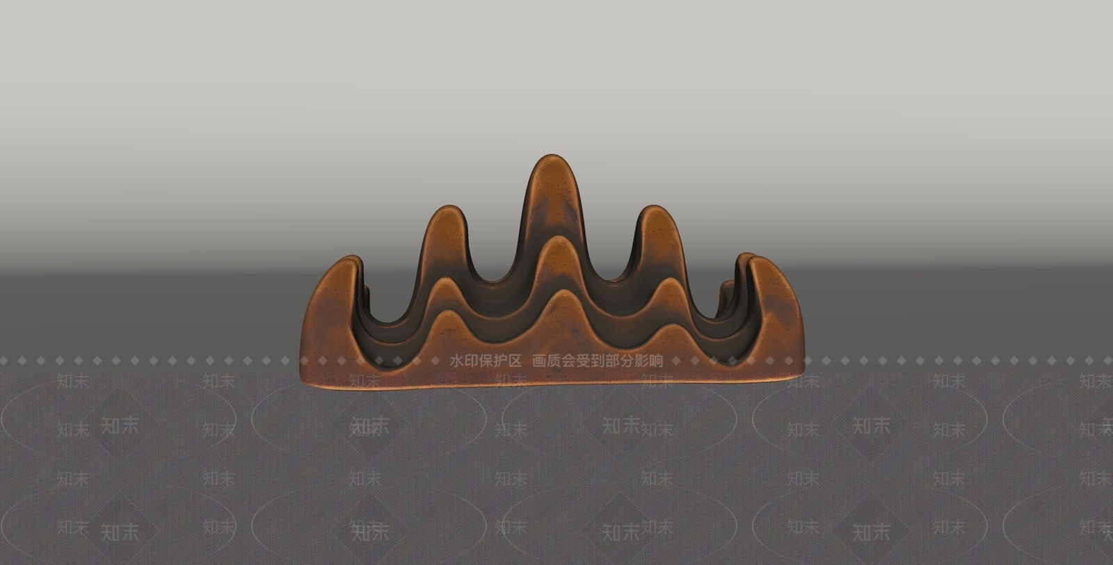 新中式雕塑摆件SU模型下载【ID:1234920001】