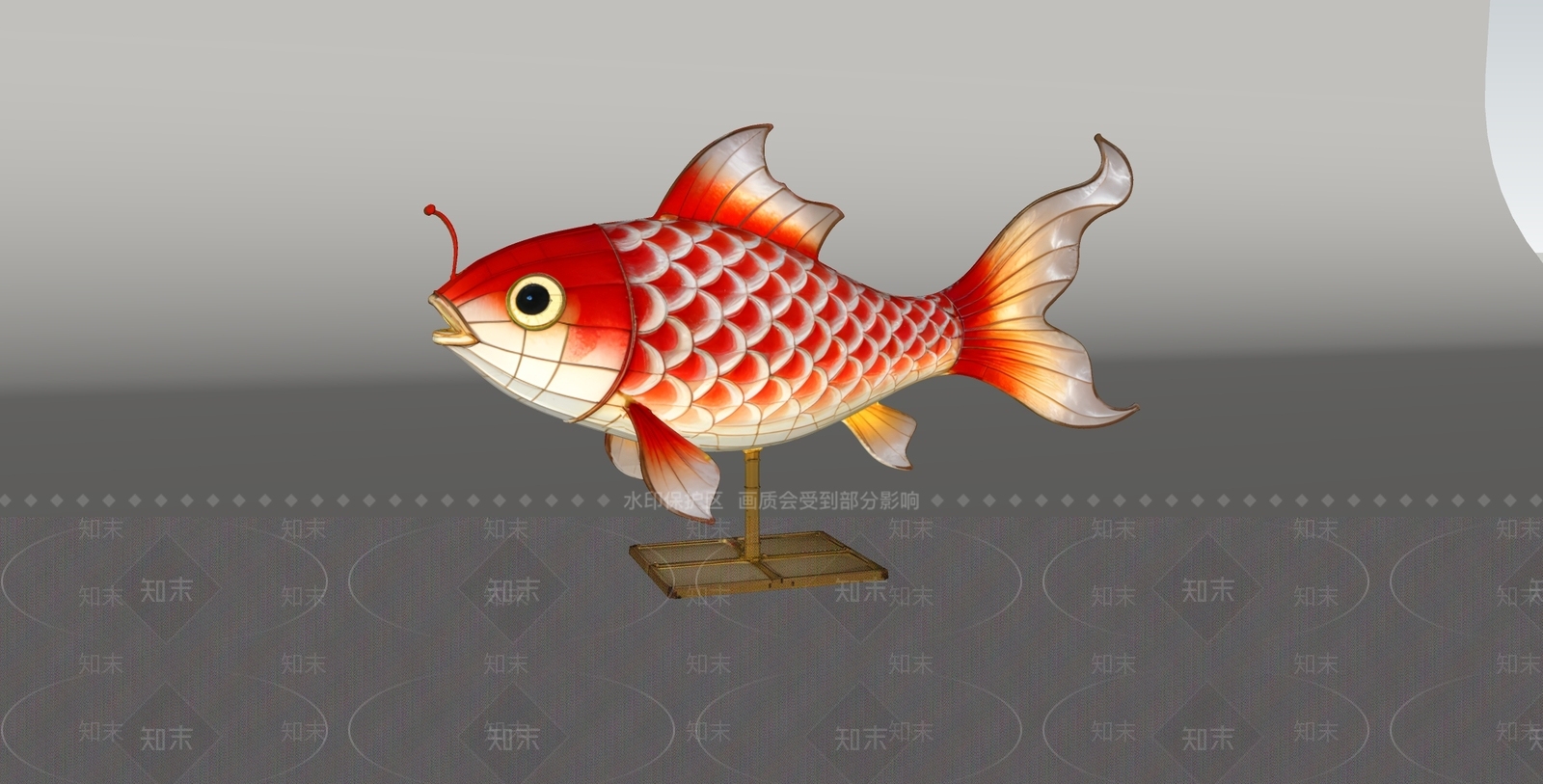 中式景观灯SU模型下载【ID:1234920366】