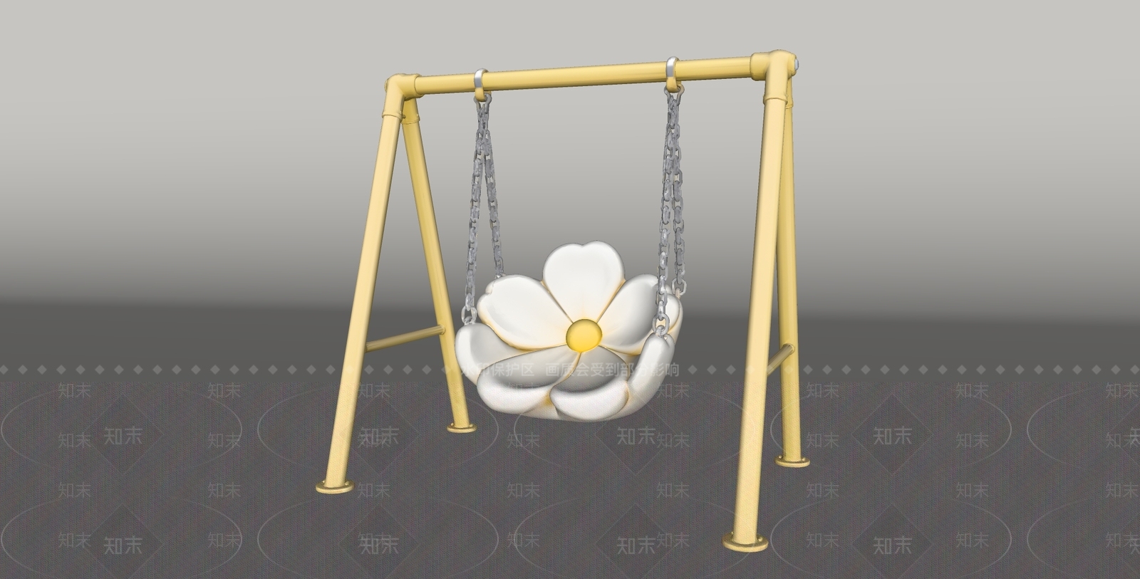 轻奢吊椅SU模型下载【ID:1234920964】
