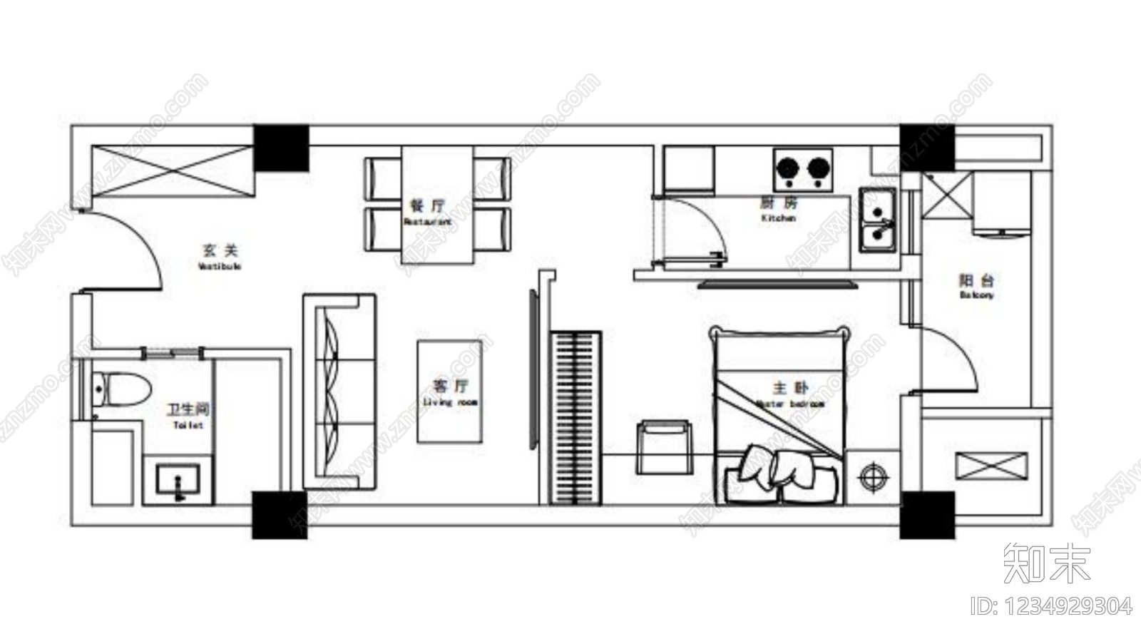 loft公寓CAD图纸