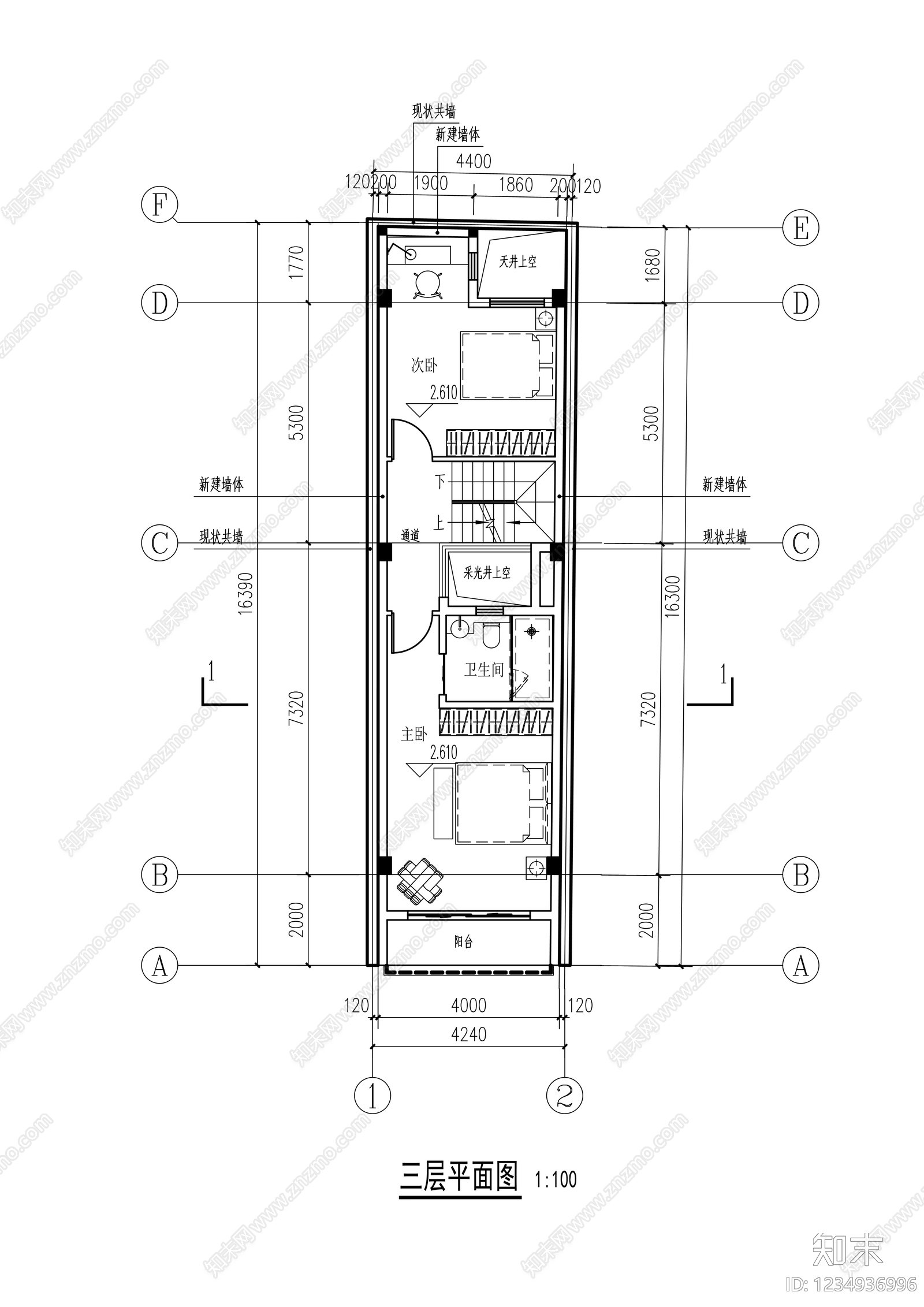 别墅cad施工图下载【ID:1234936996】