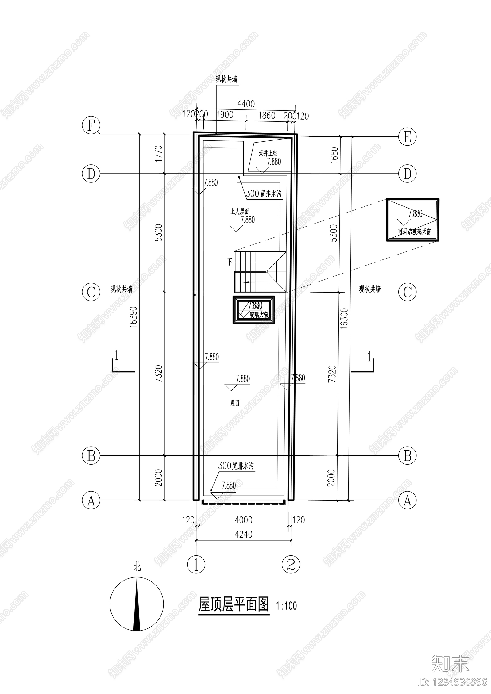 别墅cad施工图下载【ID:1234936996】