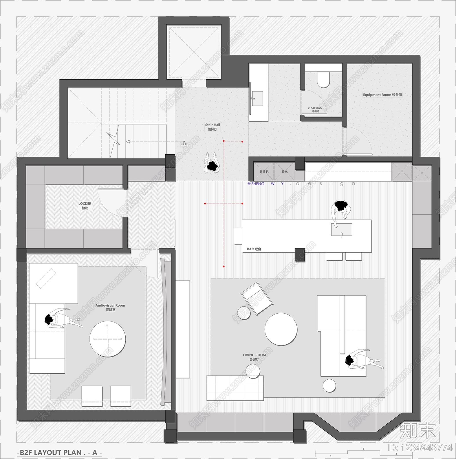 别墅cad施工图下载【ID:1234943774】