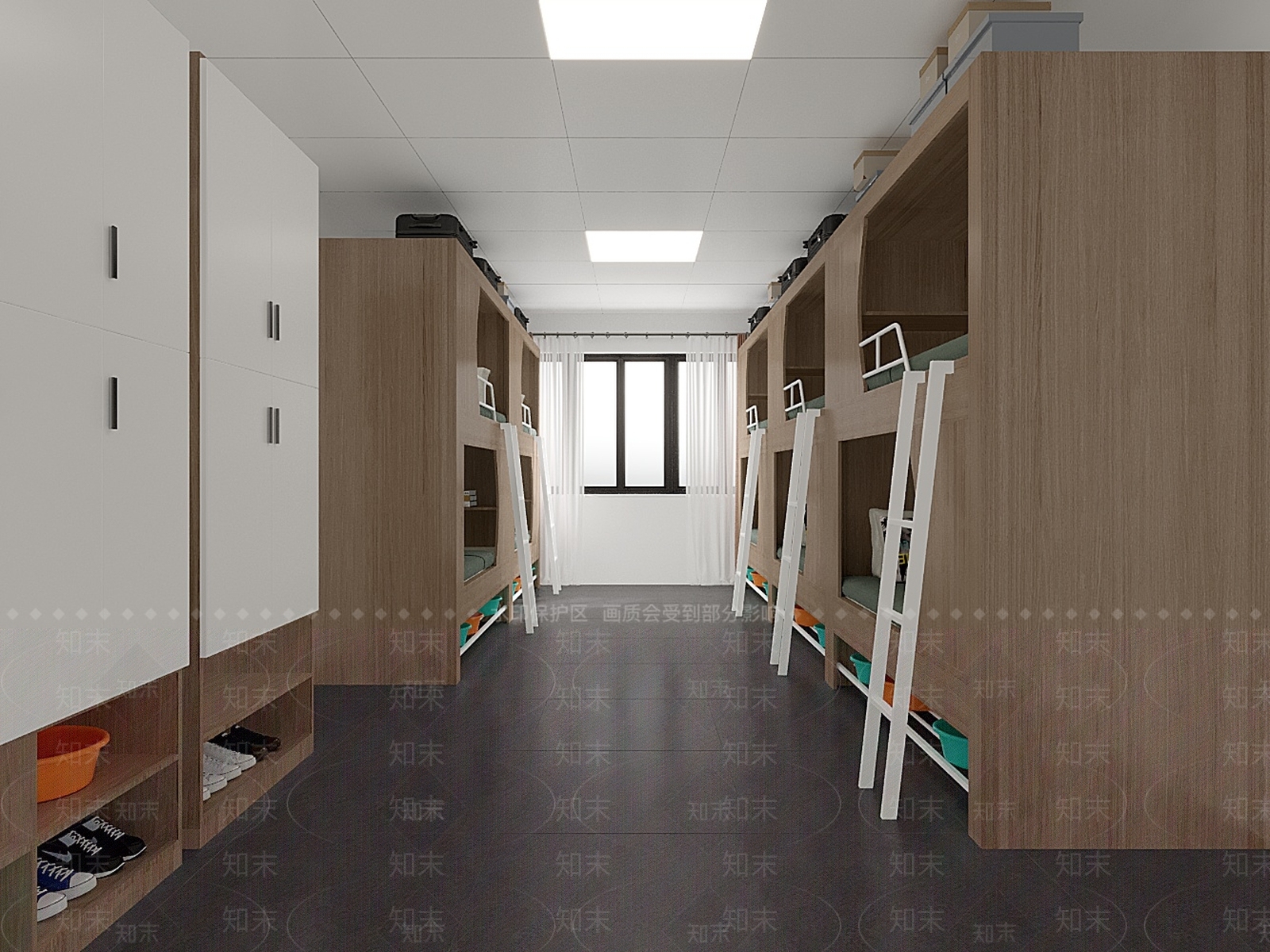 现代简约学生宿舍3D模型下载【ID:1234946904】