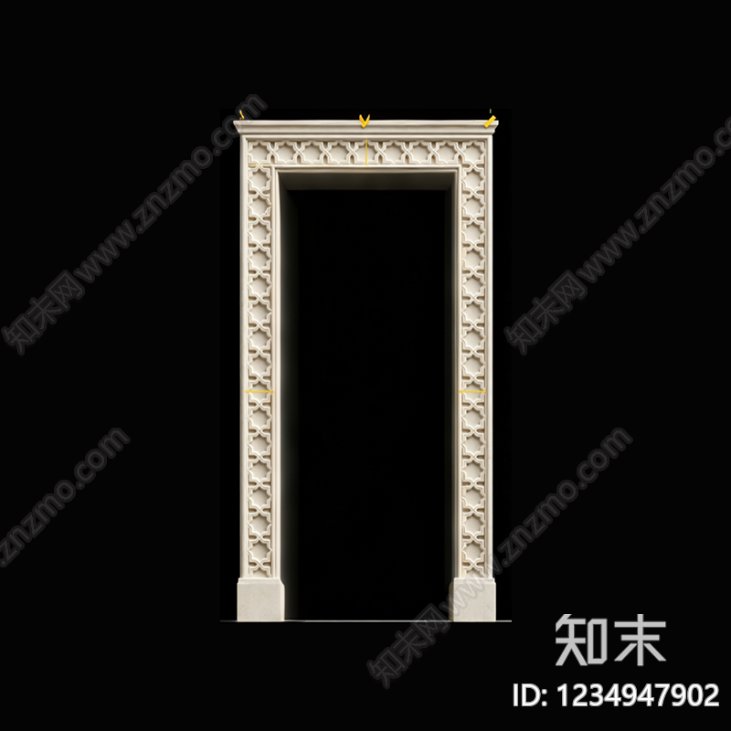 雕塑装饰构件cad施工图下载【ID:1234947902】