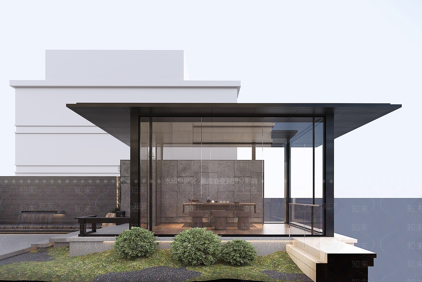 新中式景观亭3D模型下载【ID:1234951453】
