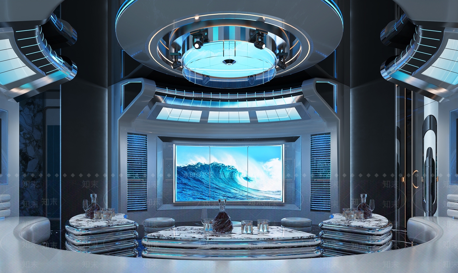 未来主义KTV3D模型下载【ID:1234968672】