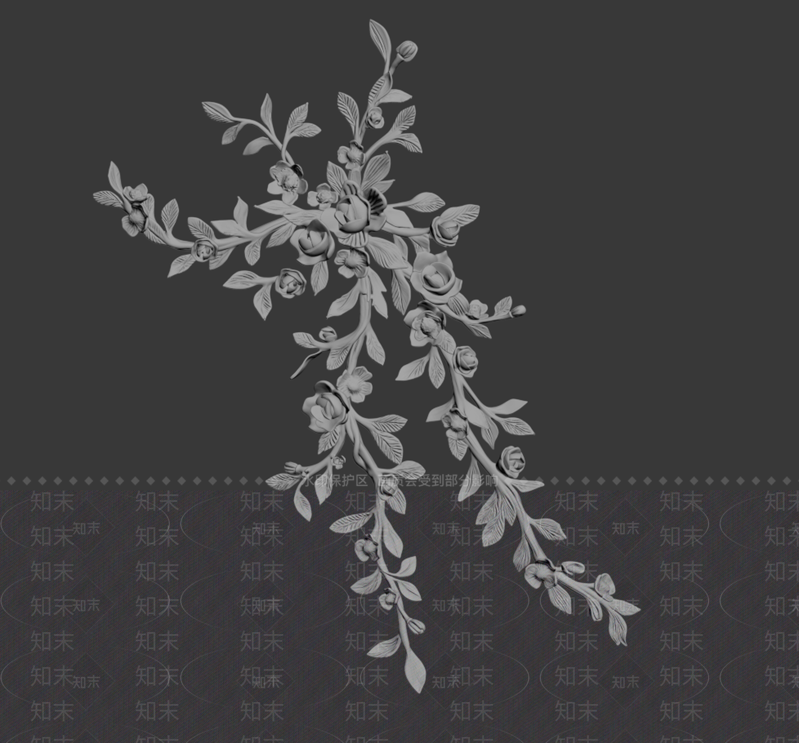 法式雕花3D模型下载【ID:1234967567】