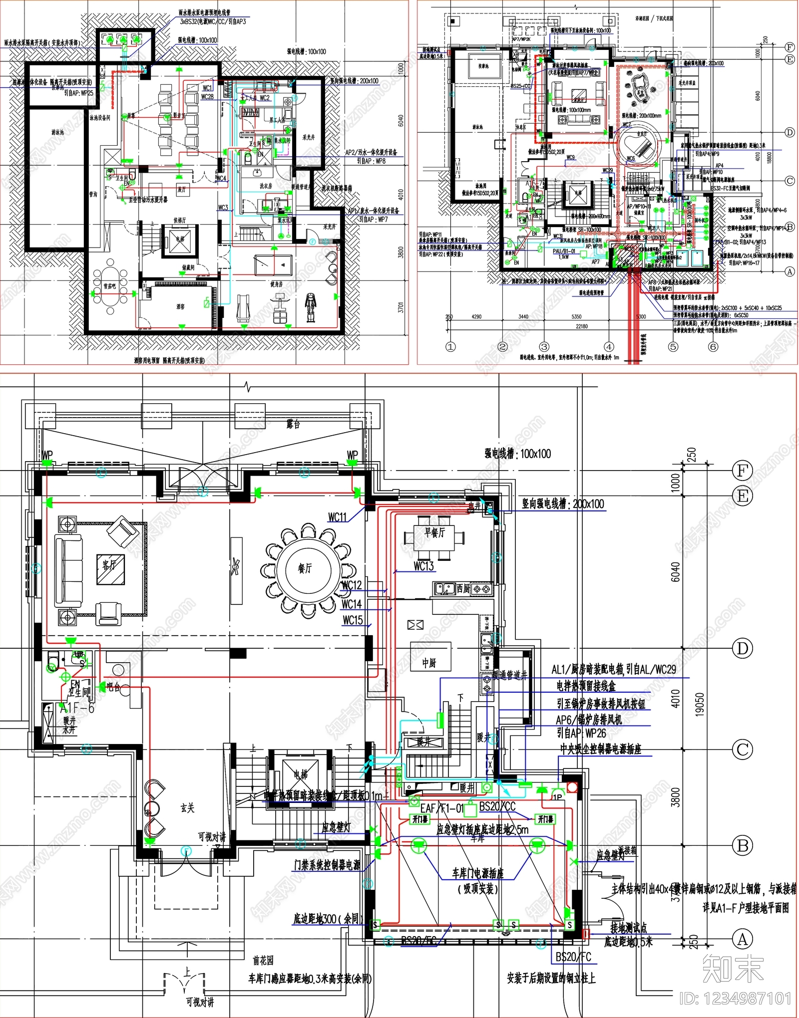 其他图库cad施工图下载【ID:1234987101】