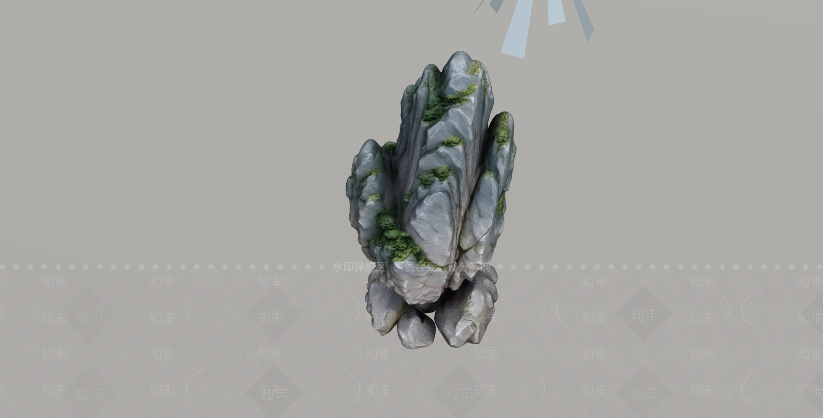 新中式景观雕塑摆件SU模型下载【ID:1234988406】