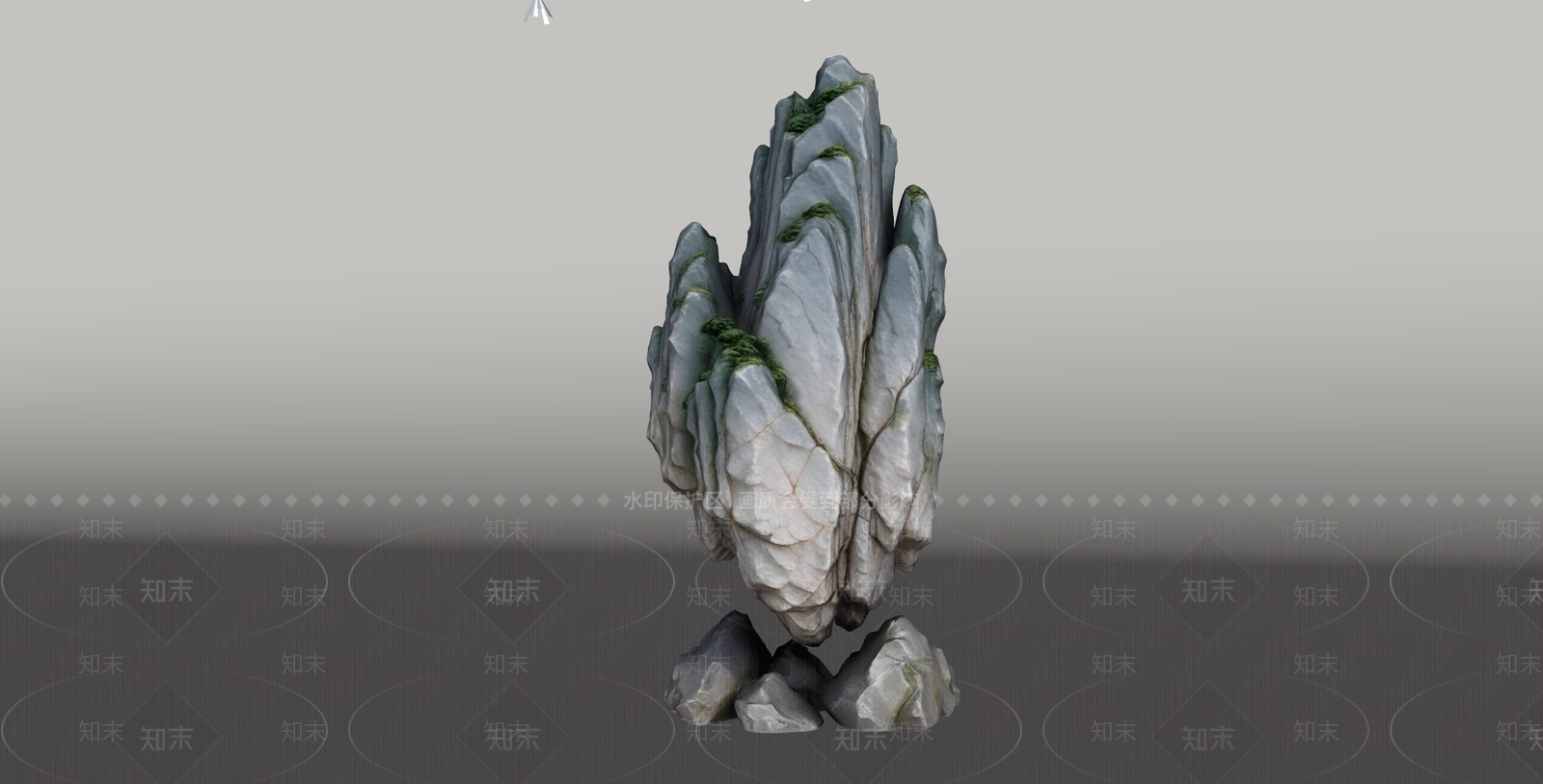 新中式景观雕塑摆件SU模型下载【ID:1234988406】