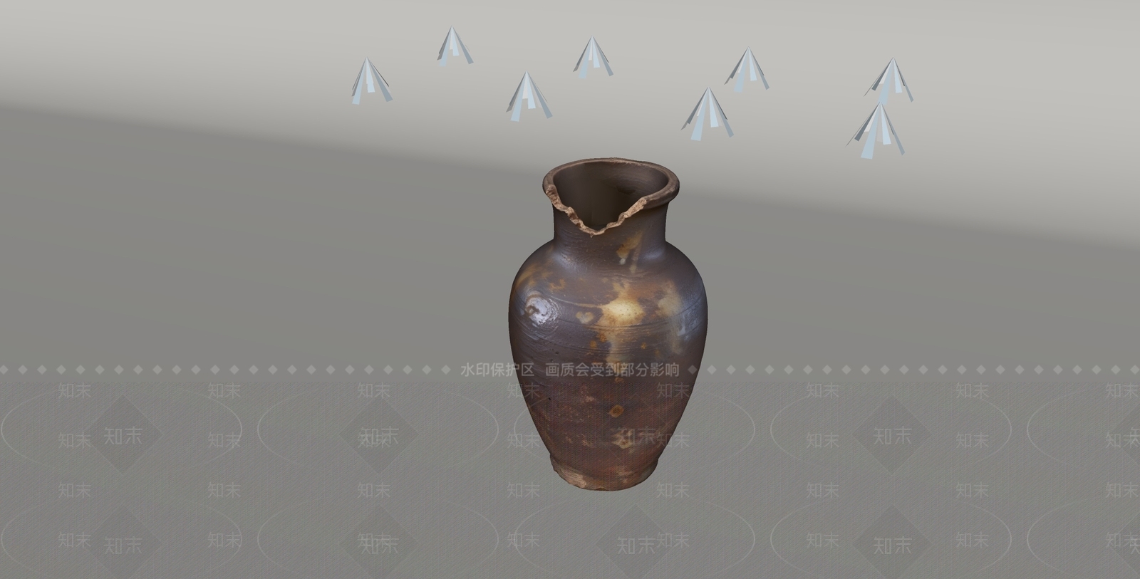侘寂罐子SU模型下载【ID:1234990219】