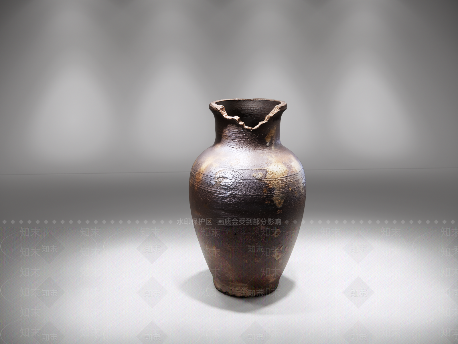 侘寂罐子SU模型下载【ID:1234990219】