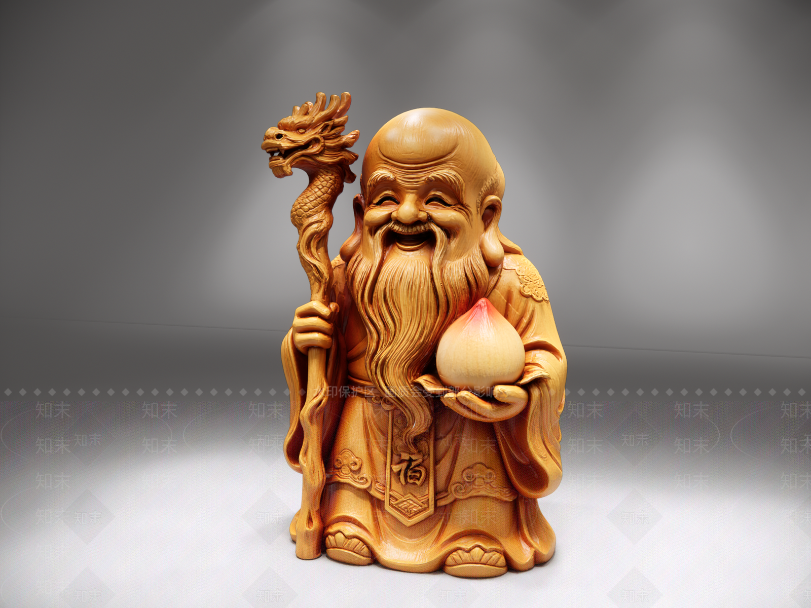 中式雕塑摆件SU模型下载【ID:1234991249】