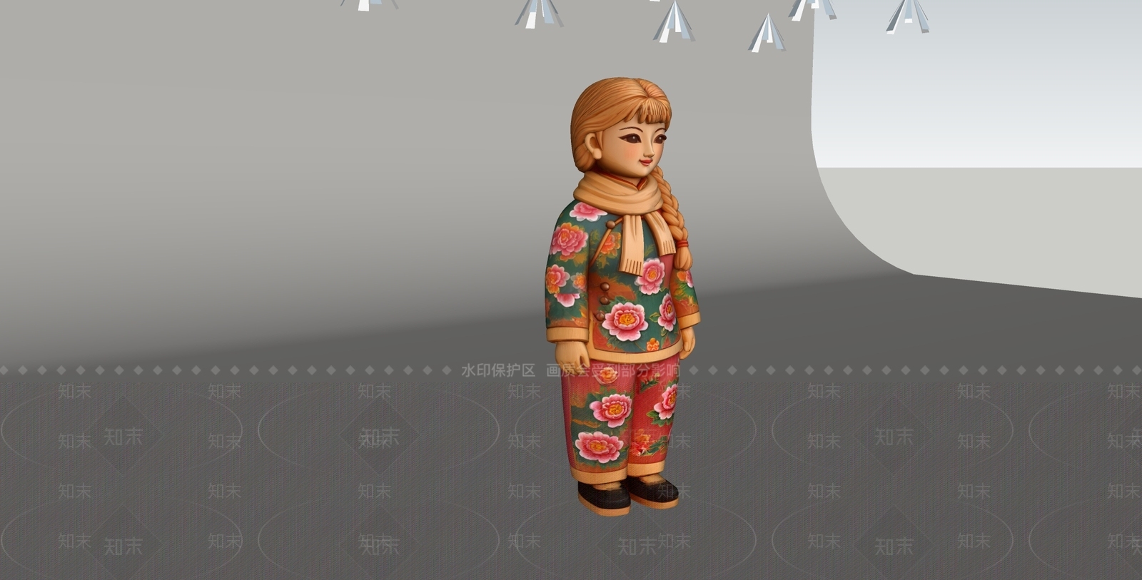 中式其他摆件SU模型下载【ID:1234991407】